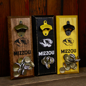 
                  
                    Load image into Gallery viewer, University of Missouri Tigers MIZZOU Logo Magnetic Bottle Opener
                  
                
