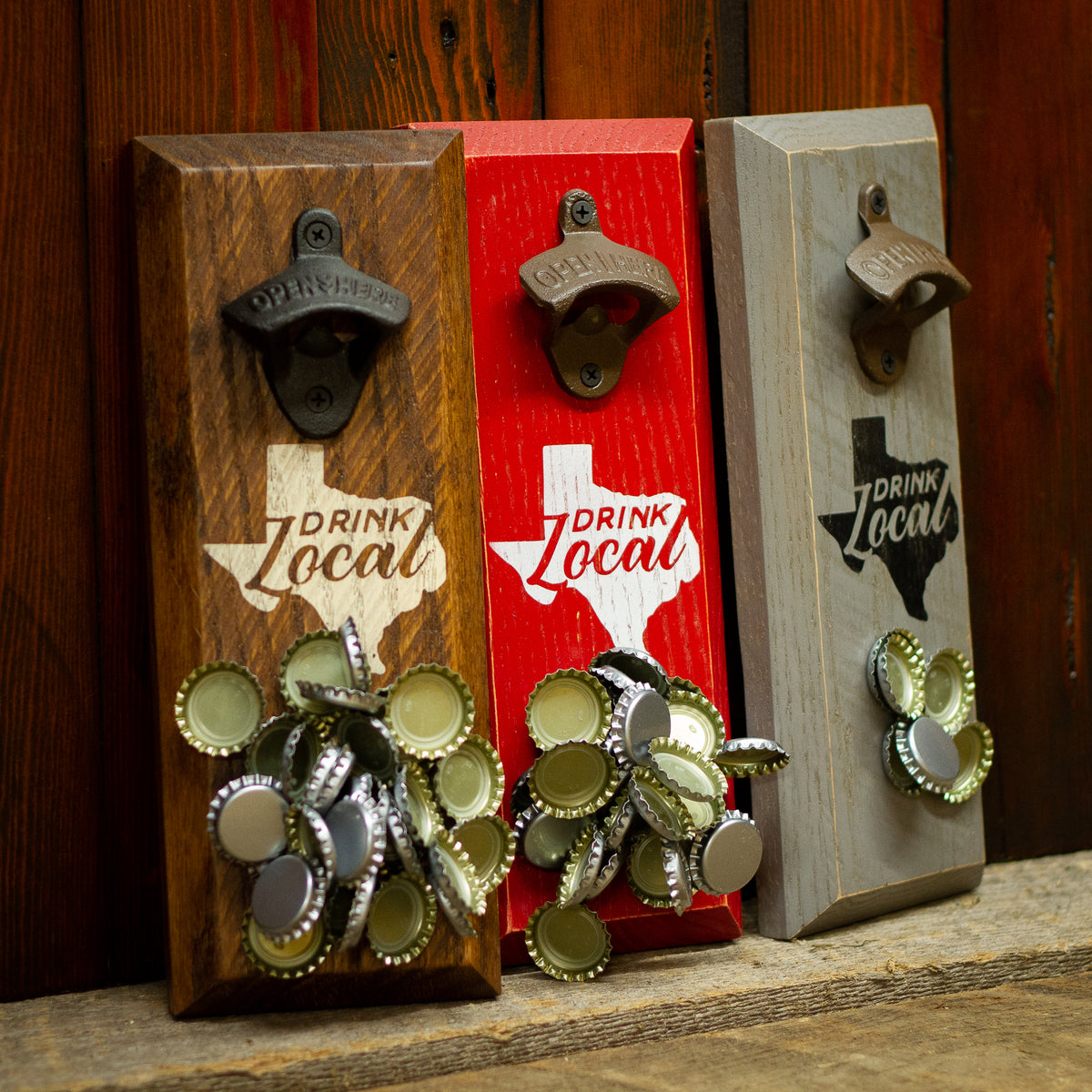 Magnetic Bottle Opener - Texas Come and Take It - Pecan – Southern Drinking  Club