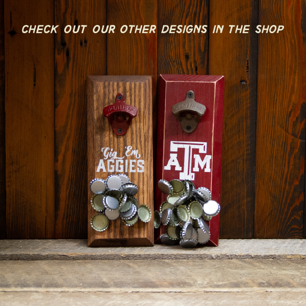 Magnetic Bottle Opener - Texas Come and Take It - Pecan – Southern Drinking  Club