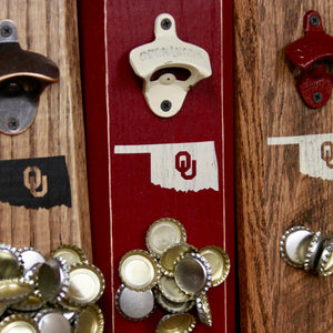 
                  
                    Load image into Gallery viewer, University of Oklahoma Sooners Logo Magnetic Bottle Opener
                  
                