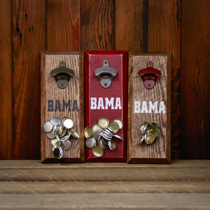 
                  
                    Load image into Gallery viewer, University of Alabama Crimson Tide BAMA Magnetic Bottle Opener
                  
                