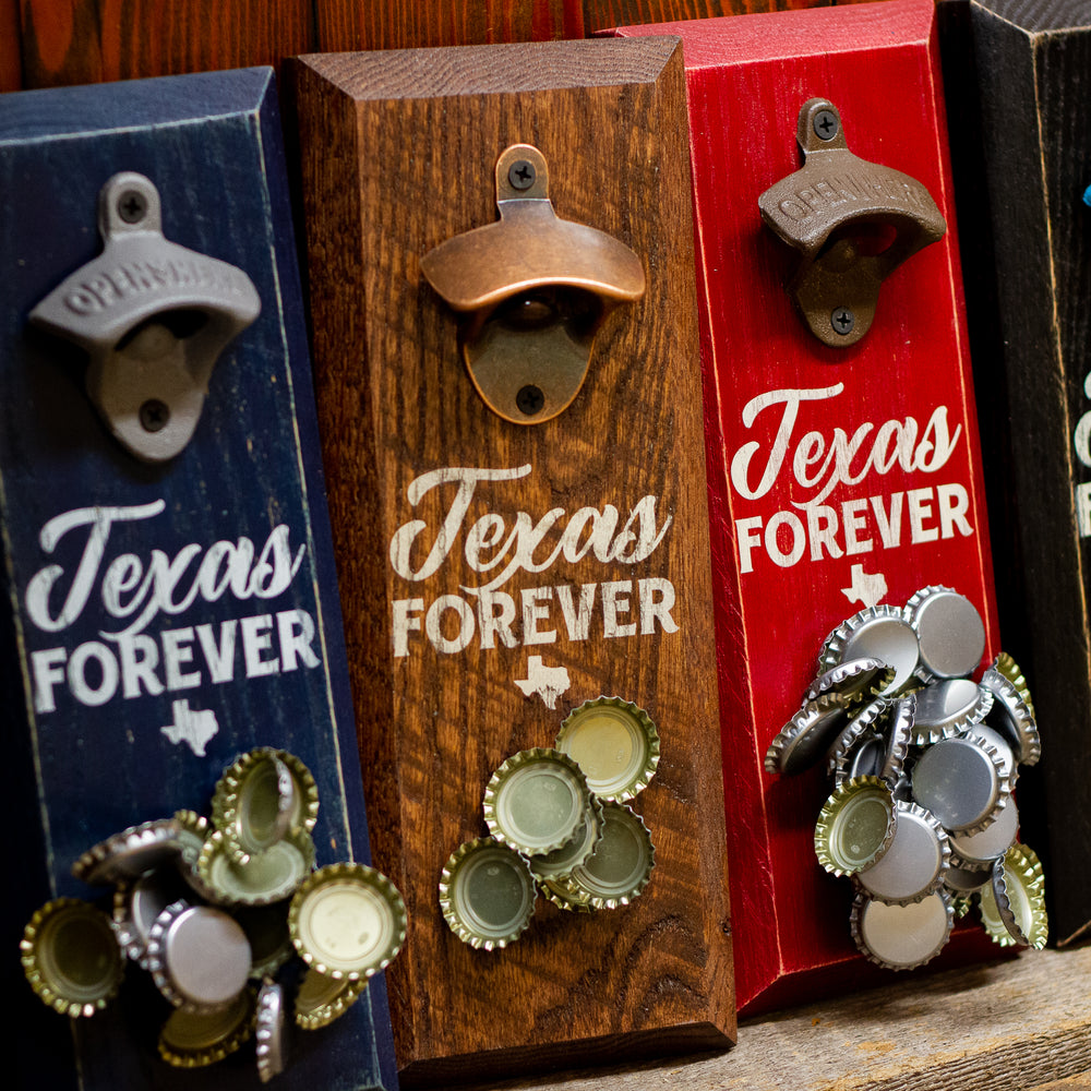
                  
                    Load image into Gallery viewer, Texas Forever Magnetic Bottle Opener
                  
                